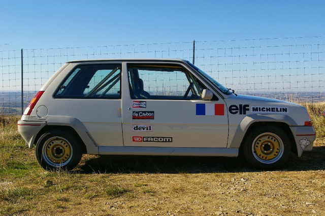 Renault Super 5 GT Turbo côté droit